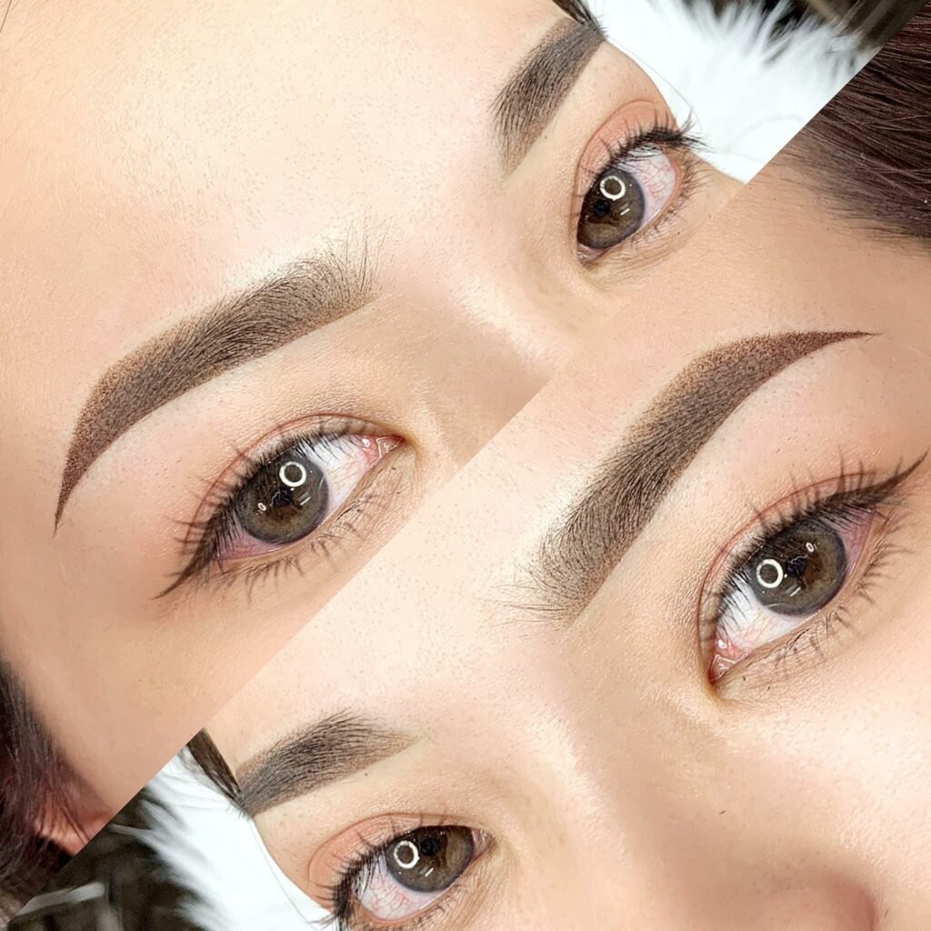 Kỹ Thuật Phun Mày Ombre, Nền Tảng Vững Để Kinh Doanh 8 PHUN MÀY OMBRE HIỆU ỨNG BÚT CHÌ - MÀY SẮC NÉT DÁNG TỰ NHIÊN | Viện Thẩm Mỹ BB Korea