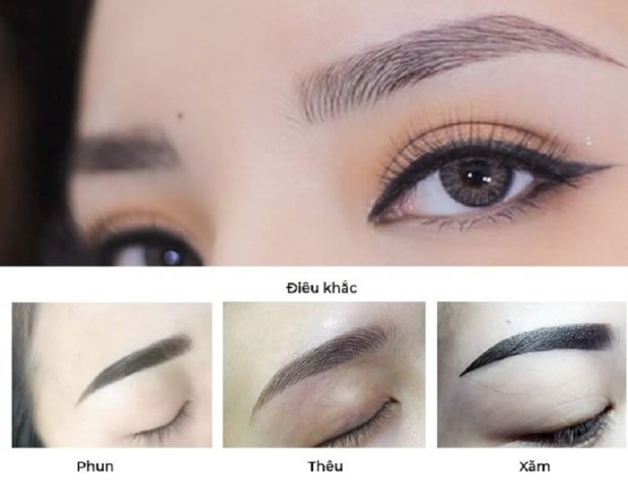 Điêu Khắc, Phun, Thêu Mày, Kỹ Thuật Nào Để Kinh Doanh? 6 Nên chọn phun xăm chân mày hay điêu khắc chân mày?